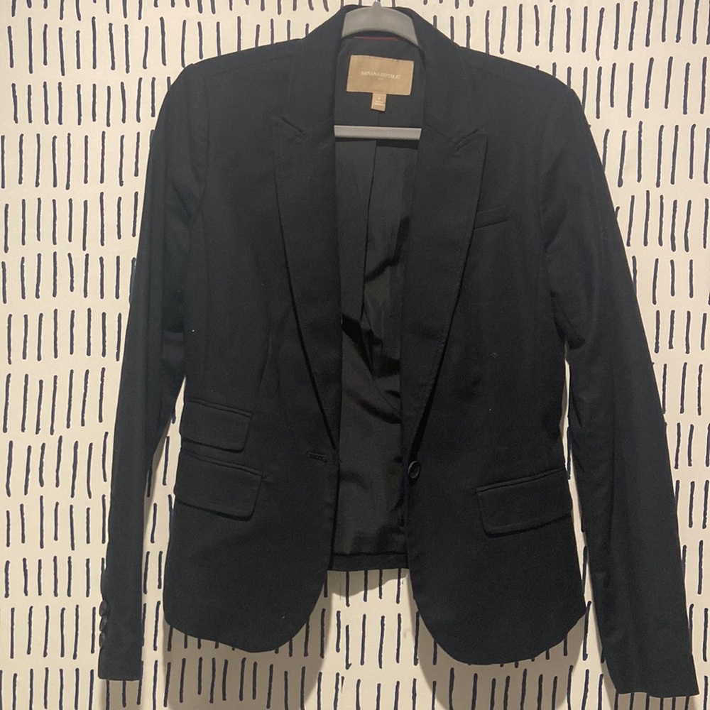 Banana Republic Navy Blazer